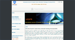 Desktop Screenshot of ijcsits.org