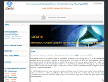 Tablet Screenshot of ijcsits.org